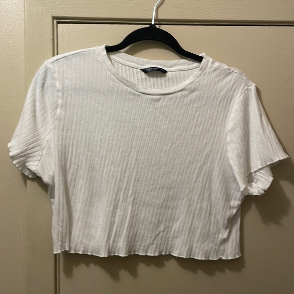 Shein Curve Crop Top